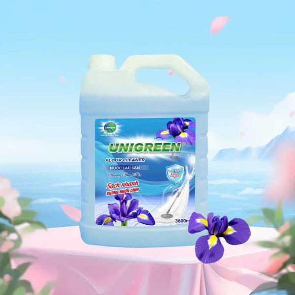 Nước lau sàn Uni Green 3600ml - Hương Iris