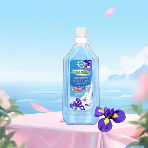 Nước lau sàn Uni Green 950ml - Hương Iris