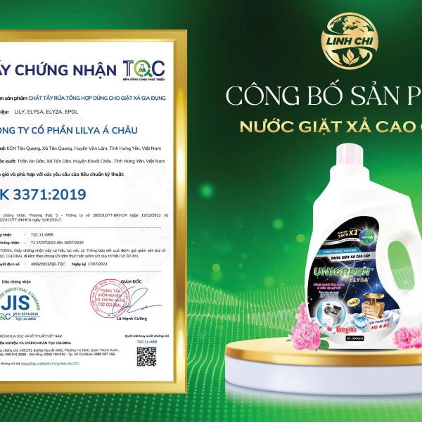 Nước giặt Uni Green 3L -Tulip